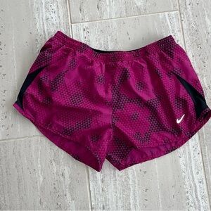 Nike Women's Magenta Athletic Shorts